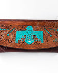 Hand Tooled Hand Painted Genuine Leather women bag western handbag purse