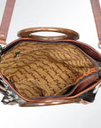 American Darling ADBG616A Tote Hair-On Genuine Leather Women Bag Western Handbag Purse