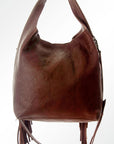 American Darling Hobo Bag Hand Tooled Floral Carved Genuine Leather Western Purse with Buck Stitched Trim & YKK Zipper