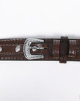 HILASON Western Genuine Leather Belt for Men Women Cowboy Cowgirl Handmade Unisex Full Grain Heavy Duty Engraved Buckle Belt