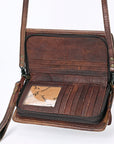 American Darling Organizer Hair On Genuine Leather Western Women Bag Handbag Purse | for Cute Travel