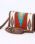 American Darling Organizer Hair On Genuine Leather Western Women Bag Handbag Purse | for Cute Travel