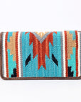 American Darling Organizer Saddle Blanket Genuine Leather Western Women Bag Handbag Purse | for Cute Travel