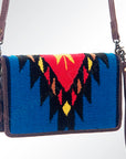 American Darling Organizer Saddle Blanket Genuine Leather Western Women Bag Handbag Purse | for Cute Travel