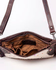 American Darling ADBGZ316 Crossbody Hair-On Genuine Leather Women Bag Western Handbag Purse