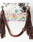 American Darling ADBGZ321 Crossbody Hair-On Genuine Leather Women Bag Western Handbag Purse