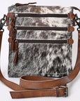 American Darling ADBG630 Crossbody Hair-On Genuine Leather Women Bag Western Handbag Purse
