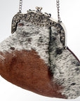 American Darling Hair On Genuine Leather Women Bag Western Handbag Purse
