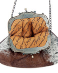 American Darling Hair On Genuine Leather Women Bag Western Handbag Purse