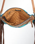 American Darling Saddle Blanket Genuine Leather Women Bag Western Handbag Purse