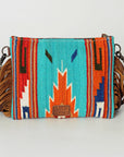 American Darling Cross Body Saddle Blanket Genuine Leather Women Bag Western Handbag Purse