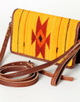 American Darling Organizer Saddle Blanket Genuine Leather Western Women Bag Handbag Purse | for Cute Travel