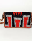 American Darling Organizer Saddle Blanket Genuine Leather Western Women Bag Handbag Purse | for Cute Travel