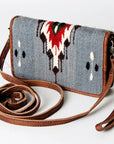 American Darling Organizer Saddle Blanket Genuine Leather Western Women Bag Handbag Purse | for Cute Travel
