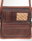 American Darling Organizer Saddle Blanket Genuine Leather Western Women Bag Handbag Purse | for Cute Travel