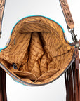 American Darling Signature Crossbody Hand Tooled Saddle Blanket Genuine Leather Women Bag Western Handbag Purse