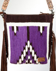 American Darling Signature Crossbody Hand Tooled Saddle Blanket Genuine Leather Women Bag Western Handbag Purse