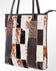 American Darling ADBGZ340 Tote Hair-On Genuine Leather Women Bag Western Handbag Purse