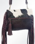American Darling ADBGZ331 Crossbody Hair-On Genuine Leather Women Bag Western Handbag Purse