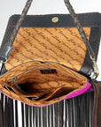 American Darling ADBGZ334 Crossbody Hair-On Genuine Leather Women Bag Western Handbag Purse