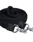HILASON 7 Ft Braided Flat Cotton Roping Rein