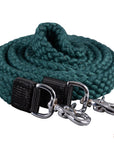 HILASON 7 Ft Braided Flat Cotton Roping Rein