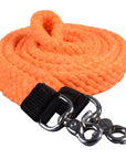 HILASON 7 Ft Braided Flat Cotton Roping Rein