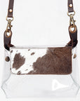 ADBGZ303B American Darling CLEAR BAG Hair-on Genuine Leather women bag western handbag purse