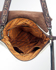 American Darling ADBGZ366 Large Crossbody Saddle Blanket Genuine Leather Women Bag Western Handbag Purse