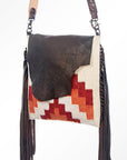 American Darling ADBGZ366 Large Crossbody Saddle Blanket Genuine Leather Women Bag Western Handbag Purse