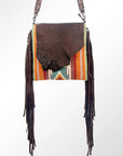 American Darling ADBGZ367 Large Crossbody Saddle Blanket Genuine Leather Women Bag Western Handbag Purse