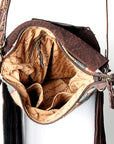 American Darling Large Crossbody Saddle Blanket Genuine Leather Women Bag Western Handbag Purse