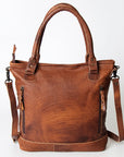 American Darling ADBGK111 Large Crossbody Saddle Blanket Genuine Leather Women Bag Western Handbag Purse