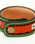 American Darling ADBRF139 Full Grain Genuine Leather Bracelet women
