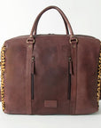 American Darling ADBGI160 Duffel Hair-On Genuine Leather Women Bag Western Handbag Purse