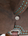 Flexible Tree Western Saddle With American Leather Barrel Trail