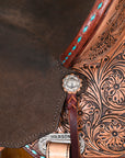 Weatherproof Flex Tree Western Saddle With Premium American Leather For Extended Trail