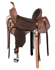 Weatherproof Flex Tree Western Saddle With Premium American Leather For Extended Trail