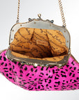 American Darling Hair On Genuine Leather Women Bag Western Handbag Purse