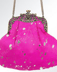 American Darling Hair On Genuine Leather Women Bag Western Handbag Purse