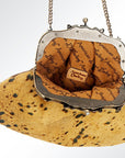 American Darling Hair On Genuine Leather Women Bag Western Handbag Purse