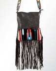 American Darling Messenger Saddle Blanket Genuine Leather Women Bag Western Handbag Purse
