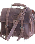 Glanor Bag Buffalo Leather Hand Bag Briefcase Backpack Laptop