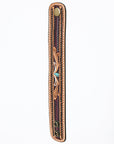 American Darling ADBRF149 Hand tooled carved Genuine Leather Bracelet women