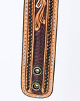 American Darling Bracelet Hand Tooled Carved Genuine Leather Women | Handmade Western Rustic