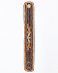 American Darling ADBRF149 Hand tooled carved Genuine Leather Bracelet women