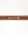 American Darling ADBRF150 Hand tooled carved Genuine Leather Bracelet women