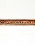 American Darling ADBRF152 Hand tooled carved Genuine Leather Bracelet women