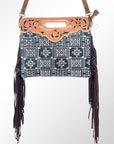 GIBGX158 American Darling Hand Tooled Genuine Leather Women Bag Western Handbag Purse