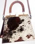 American Darling ADBG668 Hobo Hair-On Genuine Leather Women Bag Western Handbag Purse